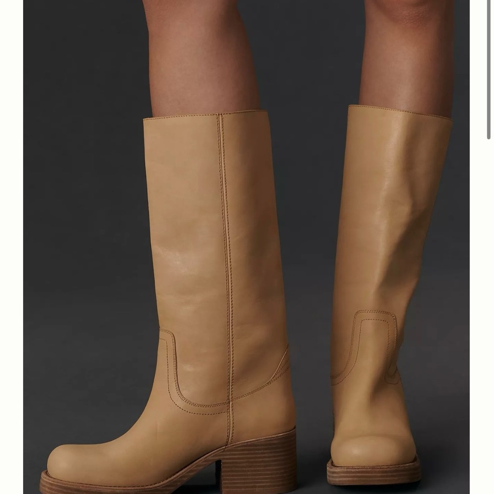 Jeffrey Campbell Tan Heeled Boots